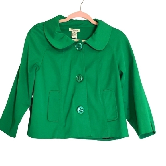 𝅺VERTIGO Paris Green Button up Coat - Picture 1 of 4